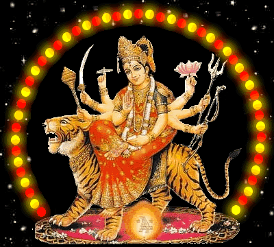 Maa Durga Puja 2018 3D GIF