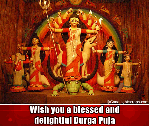 Maa Durga Puja 2018 GIF For Whatsapp