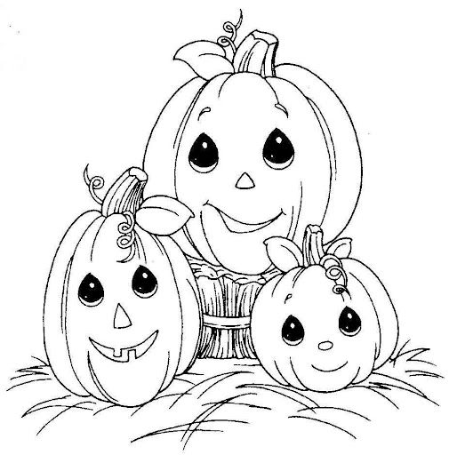Halloween Pumpkin Coloring Images