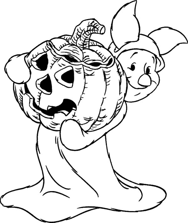 Halloween Pumpkin Page to color