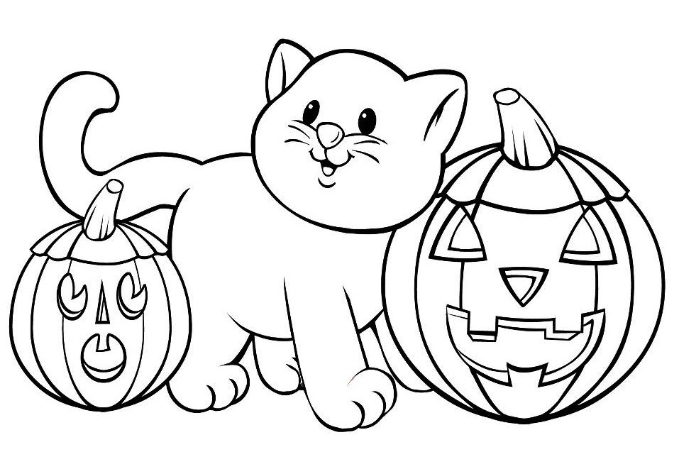 Halloween coloring pages 2017 for Kids