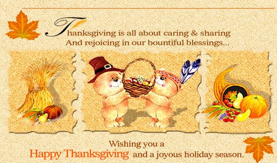 Thanksgiving Day Greetings 2018