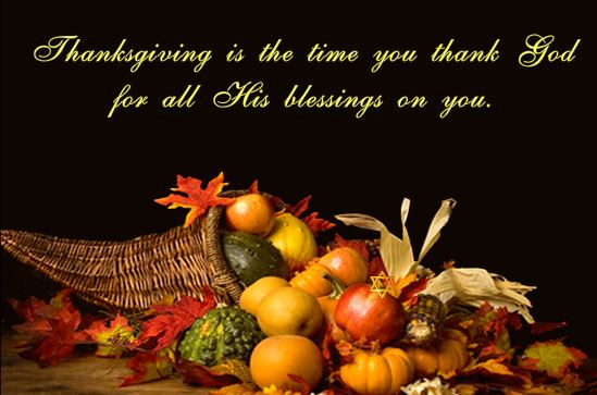 Thanksgiving Day Thank You Image For WhatsApp 2017