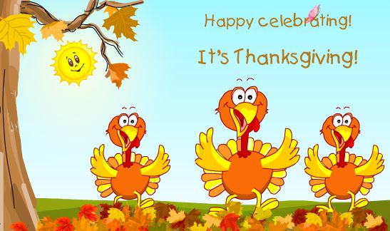 Thanksgiving Day Turkey Fun Ecards 2017