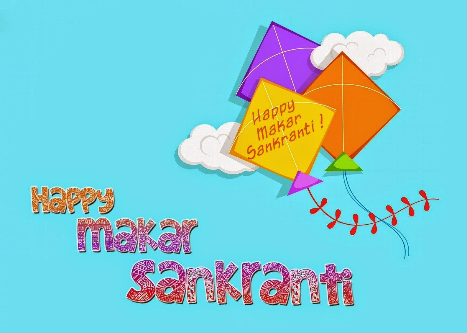Happy Uttrayan Kite Day Makar Sankranti Images GIF HD