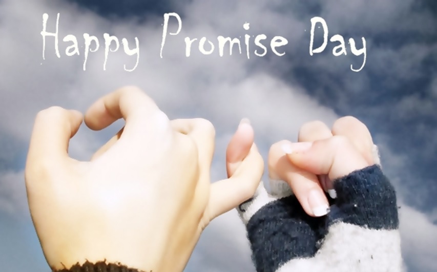 Promise Day 2020 2 Line Status with Love in Hindi & English