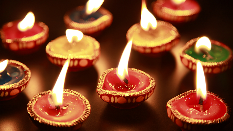 Diwali Candle Decoration Idea
