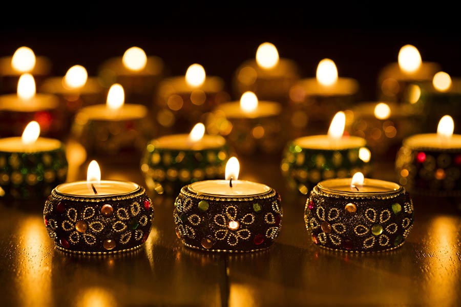 Diwali Candle Decoration