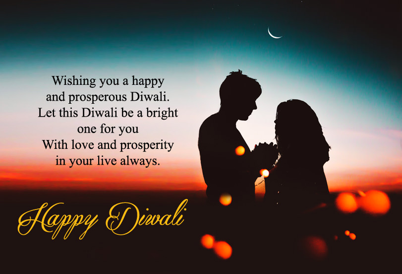 Romantic Deepavali Love Wishes for Lovers